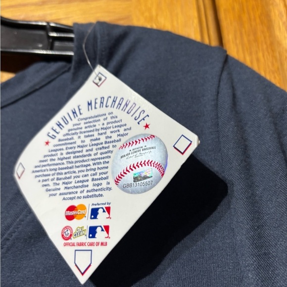 NWT Soft As A Grape New York Yankees Women's Maternity T-Shirt Large Navy Blue - Picture 3 of 10